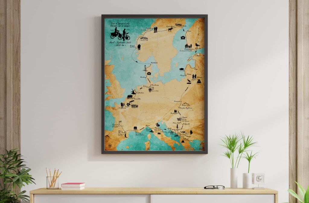 Affiche poster vélo