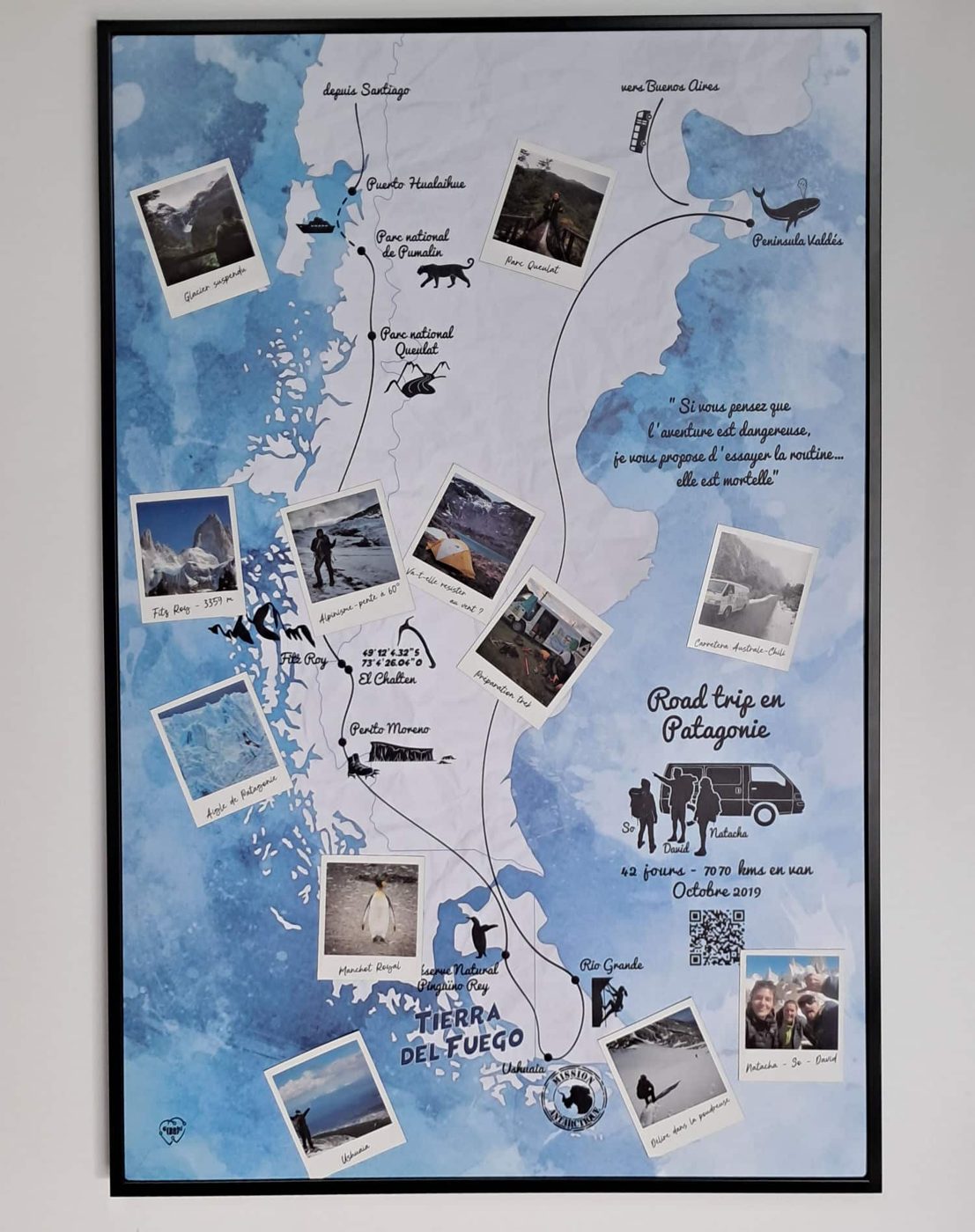 Carte de voyage personnalisée – Magnet – Image 2