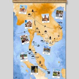 Carte de voyage personnalisée – Magnet
